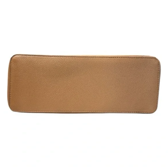 Nanette Lepore Jaelyn Camel Tan Faux Leather Pebble Texture Tote Bag - Picture 6 of 11